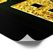 Unapologetisch schwarz-afrikanisch-amerikanisch poster (Ecke)