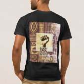 "Unapologetisch schwarz" T-Shirt (Rückseite)