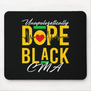 Unapologetisch Schwarzkammkranken Krankenschwester Mousepad