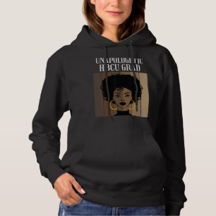 Unapologetische Hbcu Grad Historische Schwarze Uni Hoodie