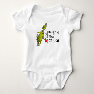 Unartig, Artig oder Grinch-Zitat Baby Strampler