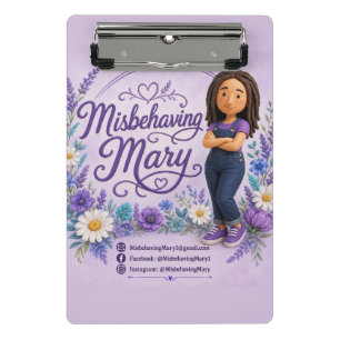 Unartig Mary Notizbuch Mini Klemmbrett