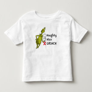 Unartig, Nett oder Grinch-Zitat Kleinkind T-shirt