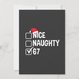 Unartig Nett Sechs Sieben 67 Unartige Liste Weihna Save The Date