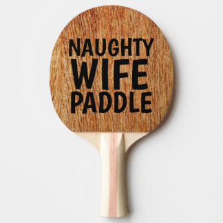 UNARTIGE FRAU SPANKING-PADDLE TISCHTENNIS SCHLÄGER