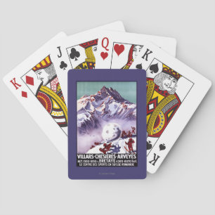 Unartige Gnome machen riesigen Schneeball Poster Spielkarten