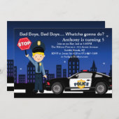 Unartige Jungen, unartige Jungen in der Einladung (Vorne/Hinten)