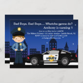 Unartige Jungen, unartige Jungen in der Einladung (Vorne/Hinten)