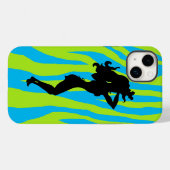 Unartige Kellnerin Silhouette Case-Mate iPhone Hülle (Rückseite (Horizontal))