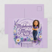 Unartige Mary Postkarte (Vorne/Hinten)