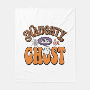 Unartiger Kleiner Geist Vintage-Halloween-Shirt-De Fleecedecke
