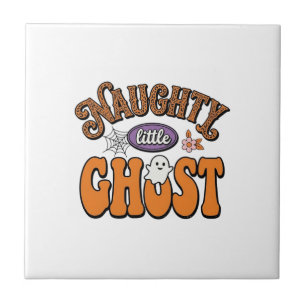 Unartiger Kleiner Geist Vintage-Halloween-Shirt-De Fliese
