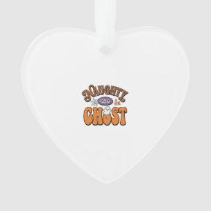 Unartiger Kleiner Geist Vintage-Halloween-Shirt-De Ornament