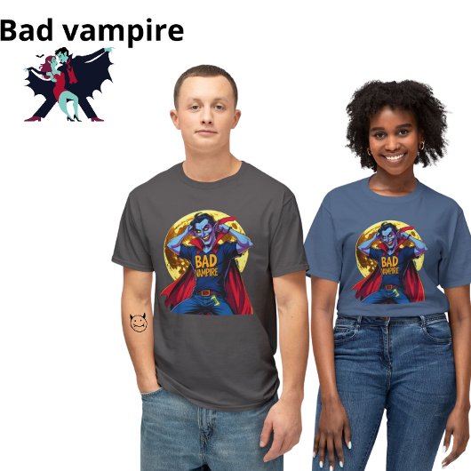 Unartiger Vampir, Lustiger Vampir-Typ Tee