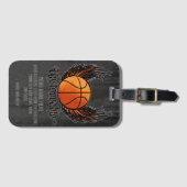 Unaufhaltsam (Basketball) Gepäckanhänger (Vorderseite (Horizontal))