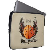 Unaufhaltsam (Basketball) Laptopschutzhülle (Vorne Rechts)
