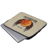 Unaufhaltsam (Basketball) Laptopschutzhülle (Vorne Knopf)