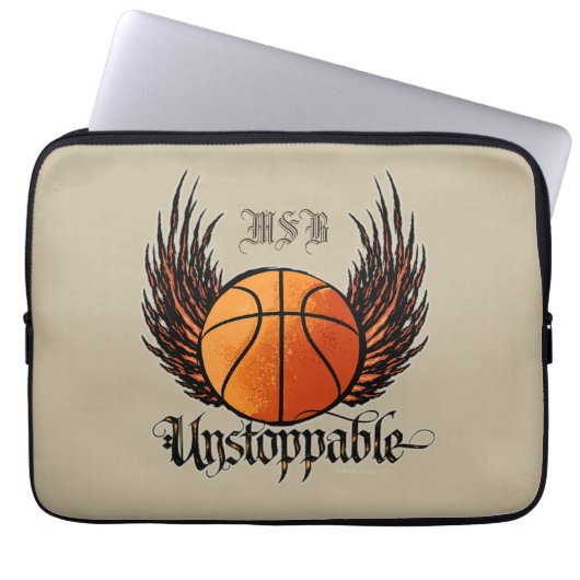 Unaufhaltsam (Basketball) Laptopschutzhülle (Vorderseite)