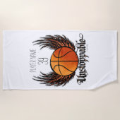 Unaufhaltsam (Basketball) Strandtuch (Vorderseite)