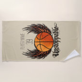 Unaufhaltsam (Basketball) Strandtuch (Vorderseite)