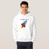 Unaufhaltsam beginnt hier hoodie (Vorne ganz)