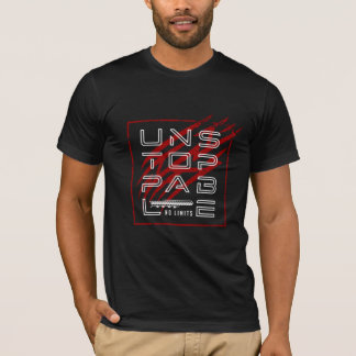 Unaufhaltsam: Erstellen von 1-Wort-Power-Anweisung T-Shirt