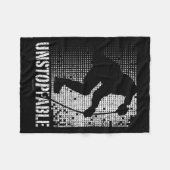 Unaufhaltsam (Hockey) Fleecedecke (Vorderseite (Horizontal))
