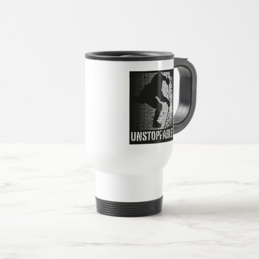 Unaufhaltsam (Hockey) Reisebecher (VorderseiteRechts)