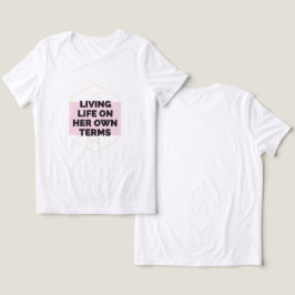 "Unaufhaltsam: Leben unter ihren eigenen Bedingung Tri-Blend Shirt