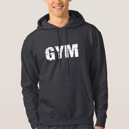 Unaufhaltsam: Motivierend Gym-Design Hoodie (Vorderseite)