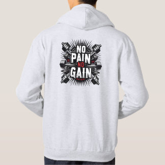 Unaufhaltsam: Motivierend Gym-Design Hoodie
