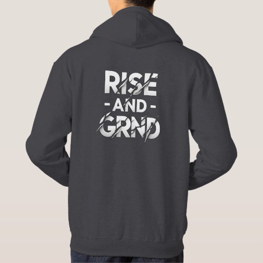 Unaufhaltsam: Motivierend Gym-Design Hoodie (Rückseite)