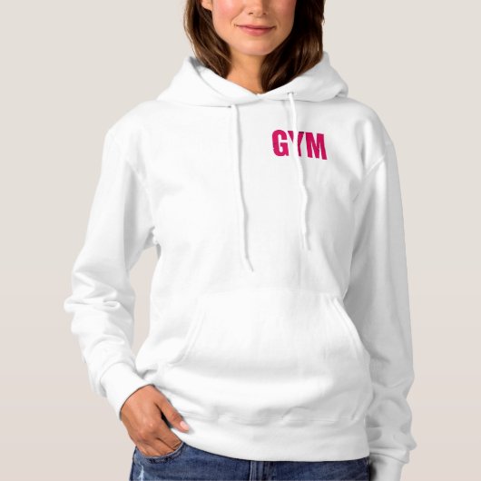 Unaufhaltsam: Motivierend Gym-Design Hoodie (Vorderseite)