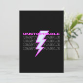 unaufhaltsam, Motivierend, inspirierend Feiertagskarte (Stehend Vorderseite)