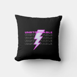 unaufhaltsam, Motivierend, inspirierend Kissen