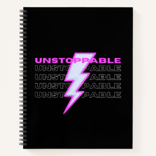 unaufhaltsam, Motivierend, inspirierend Notizblock