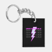 unaufhaltsam, Motivierend, inspirierend Schlüsselanhänger (Vorderseite links)