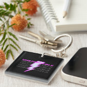 unaufhaltsam, Motivierend, inspirierend Schlüsselanhänger (Vorderseite rechts)