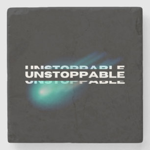 unaufhaltsam, Motivierend, inspirierend Steinuntersetzer
