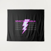 unaufhaltsam, Motivierend, inspirierend Wandteppich (Vorderseite (Horizontal))