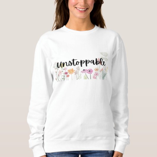 unaufhaltsam sweatshirt (Vorderseite)