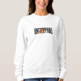 Unaufhaltsame, inspirierende Minimalistische Typog Sweatshirt