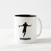 Unaufhaltsame weiße Tasse (VorderseiteRechts)