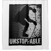 Unaufhaltsamer Duschvorhang (Hockey) (Vorderseite)