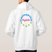 unaufhaltsamer Geist Hoodie (Rückseite)