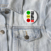 Unaufhaltsamer Unendlichkeits-Stoppschild Button (Beispiel)