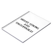 Unaufhaltsames Empowerment-Notebook für Kinder Notizblock (Linke Seite)