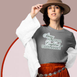 Unaufhaltsames Inspirierendes T-Shirt Tri-Blend Shirt