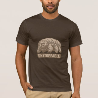 Unaufhaltsames Tardigrad Vintage Wissenschaftskuns T-Shirt
