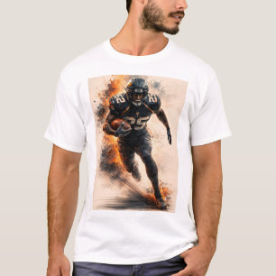 Unaufhörlicher Ansturm – Power-Fußball-T-Shirt T-Shirt